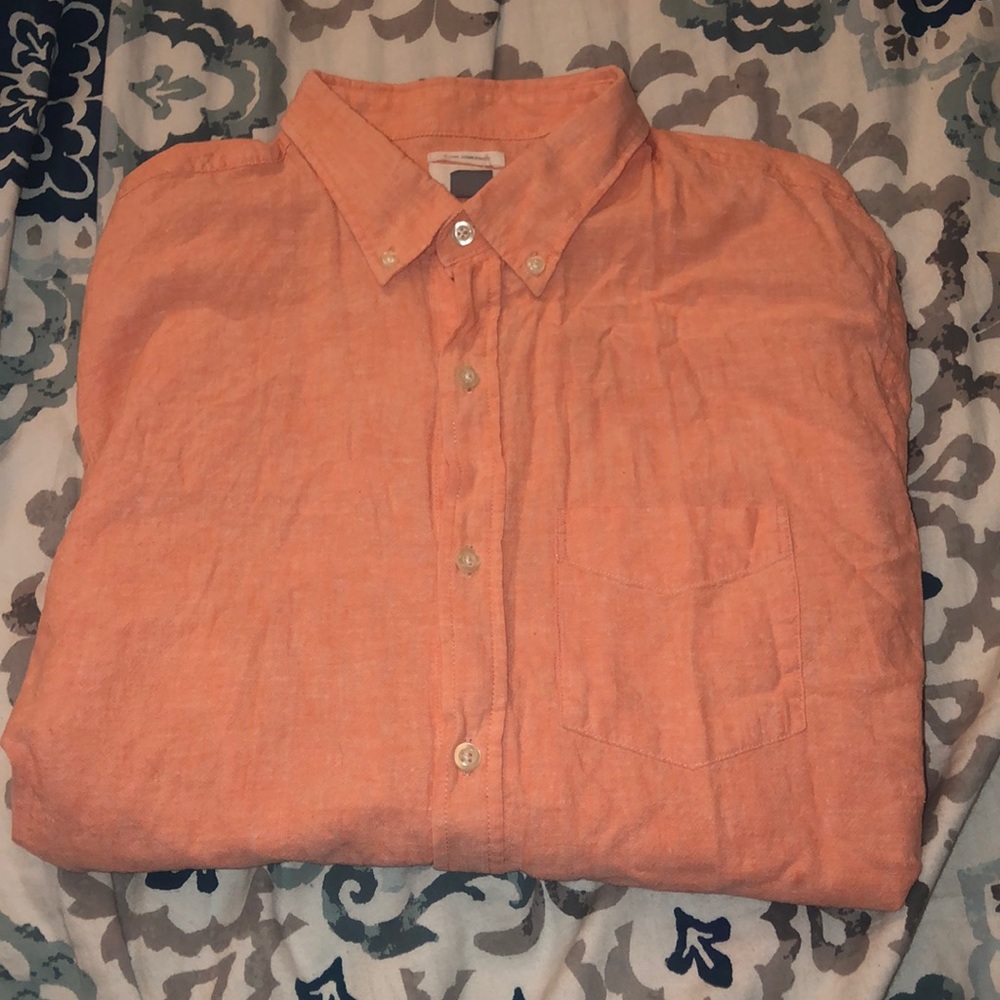 Men’s Linen Button Down Shirt